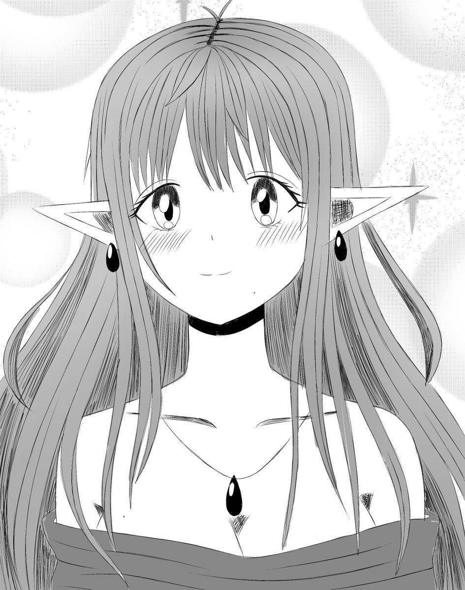 DrawingOleander's tweet image. Tried something a bit different (*´ω`*)