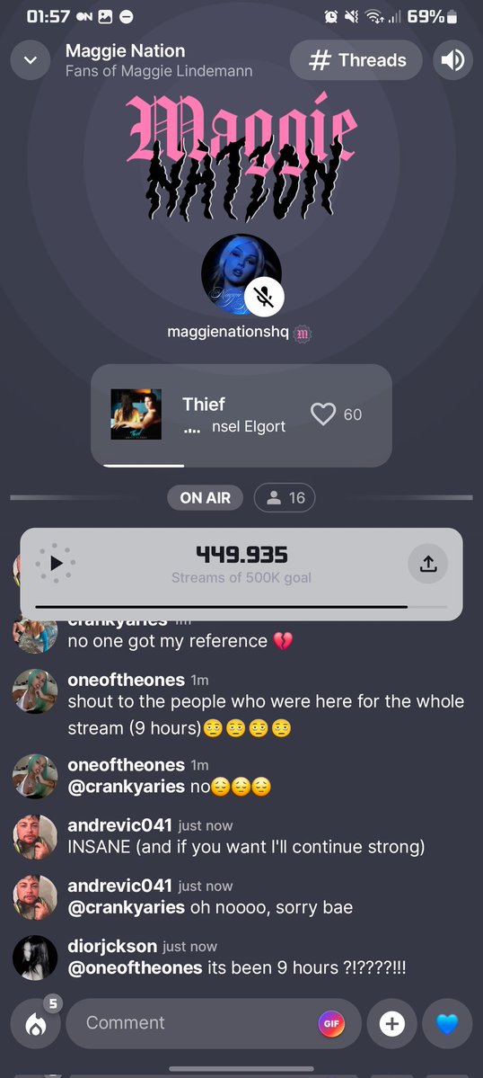 AndreVictor1409's tweet image. 9 HOURS with @maggienationshq

For #oneoftheones 

INSANE 🩵🩵🩵🩵🩵🩵🩵