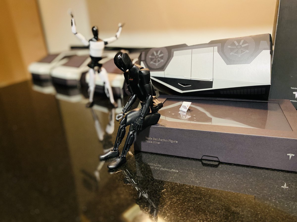 SentryOf's tweet image. Don’t drink and drive humans. 
Tesla Diner
FSD
Optimus