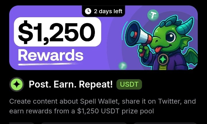 just_henshaw's tweet image. You have two days left for the creators campaign on @spell_club

Magicians I hope your still casting spells🪄 

Time is running up 
You can still join the next campaign on spell 

No worrying,  just tweeting and earning 

#MANA #spellwallet #MetaDawgs