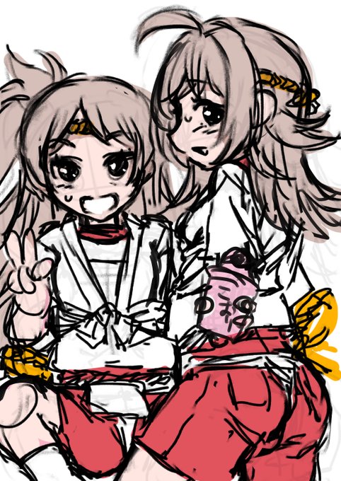 進捗状況:ラフ
pixivでのご依頼でアイドルマスターから小宮果穂と大神環のお祭り姿を描かせていただいております
白黒ラフだとわかりづらいので色分けラフ
これからペン入れに移ります
ご依頼主様のご期待に添えるよう頑張ります 