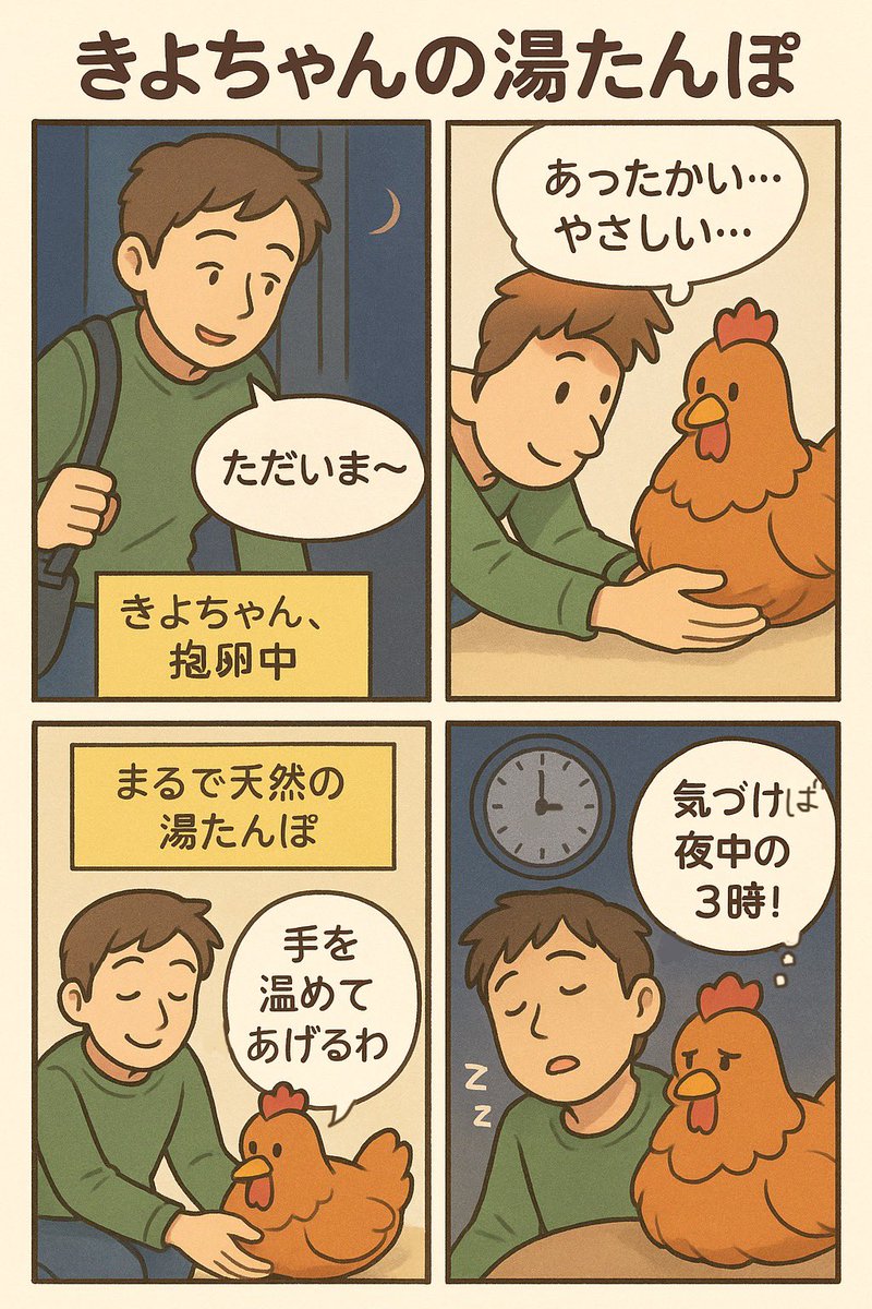 mii11119's tweet image. 旦那の手を温めてくれる優しいきよちゃん