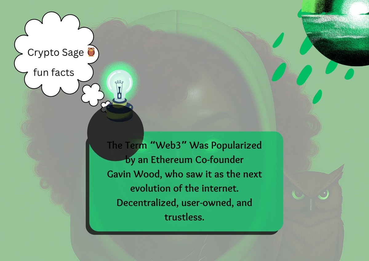 Web3Ozzie's tweet image. The term &quot;Web3&quot; was coined by Ethereum co-founder Gavin Wood in 2014.

He used it to describe a decentralized internet powered by blockchain. 

It became popular in 2021 as crypto, tech companies and venture capital firms embraced the idea.