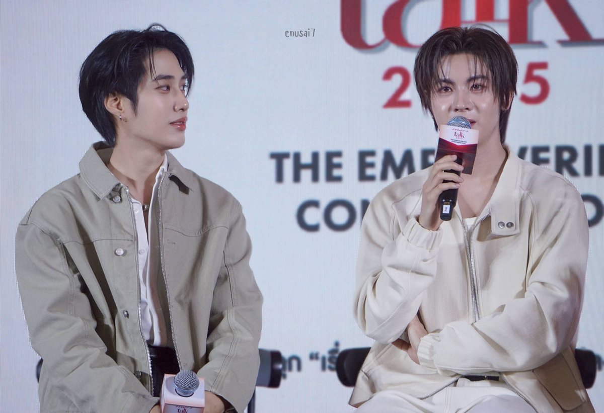 enusai7's tweet image. ฮัลโหลวๆ เติ้ลเฟิร์สมองกล้องแม่ๆ หน่อยค่ะ 5555
เวลามีคนถาม ตฟว ใครคลั่งรักกว่ากัน นี่ตอบไม่ได้เลยอ่ะ
ก็มันแบบ...ฮอป!😜
@TLE_mtm @firstone_wnk
#TleFirstone #เติ้ลเฟิร์สวัน
#TLE_mtm #Firstone
#praewtalk2025xTleFirstOne