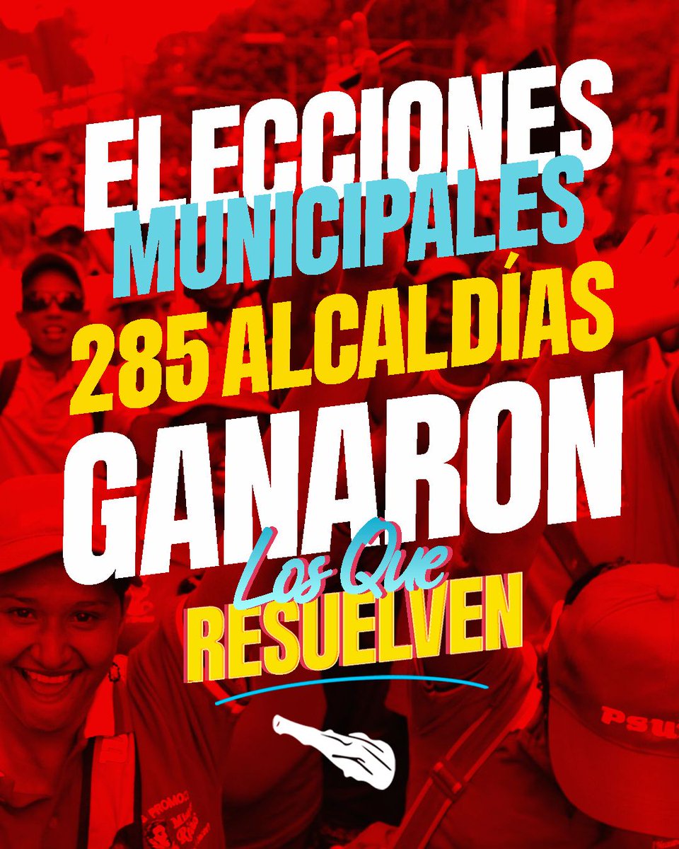 ¡Victoria Popular!

#EleccionesMunicipales2025 <a href="/dcabellor/">Diosdado Cabello R</a>
