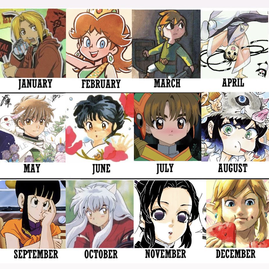 sillyinosukee's tweet image. MY FAV AND UR BDAY MONTH WHO DID YOU GETTT