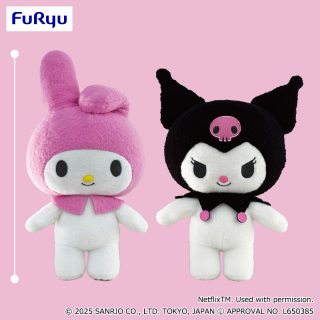 NETFLIX クレーンゲーム型アイテム Netflixシリーズ「My Melody & Kuromi」 Fluffy Puffy～My Melody
