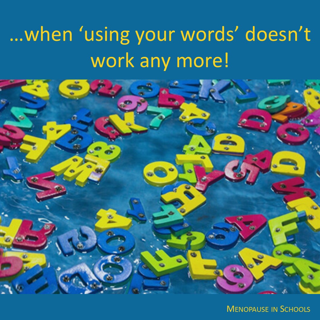 You're in front of the class in full explaining mode. You know what you're going to say. You've said it a hundred times before. All your words are stacked up ready to come out.

And then they aren't.

You've forgotten what you were going to say. You've forgotten what you just