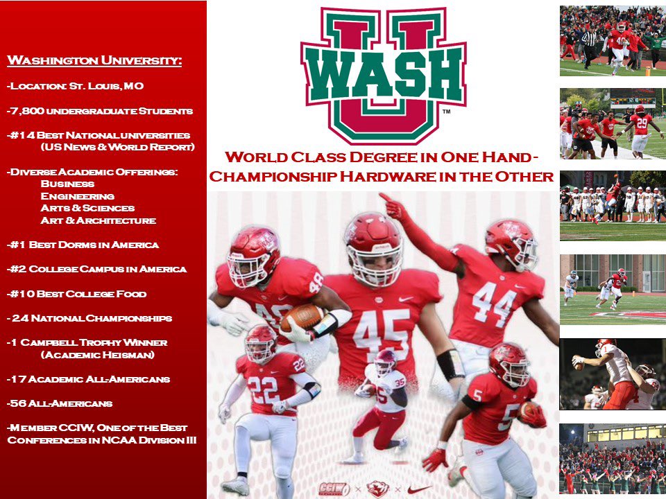 RyanJoggerst's tweet image. Thank you @washufootball and @coachfish42 for a great camp!!!  I really enjoyed my time at Wash U!!!