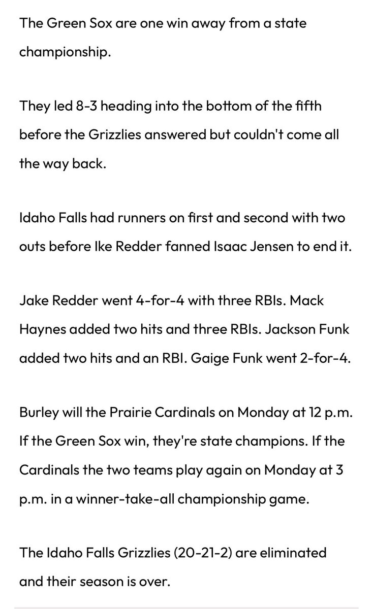 Burley Baseball tweet media