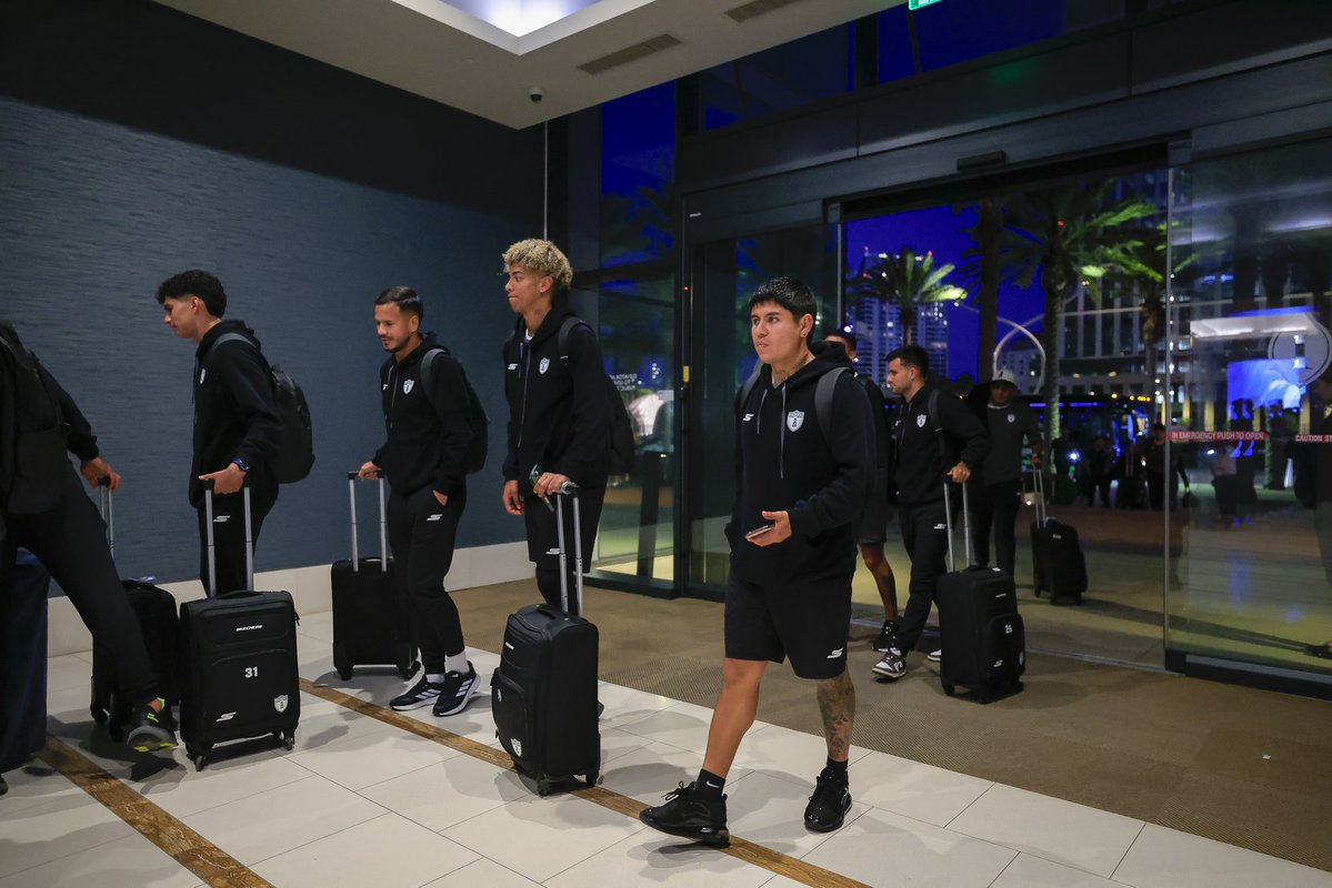 Tuzos's tweet image. 📍 | Atención, atención:
¡El Club de Futbol Pachuca está en San Diego! Estamos listos @LeaguesCup
