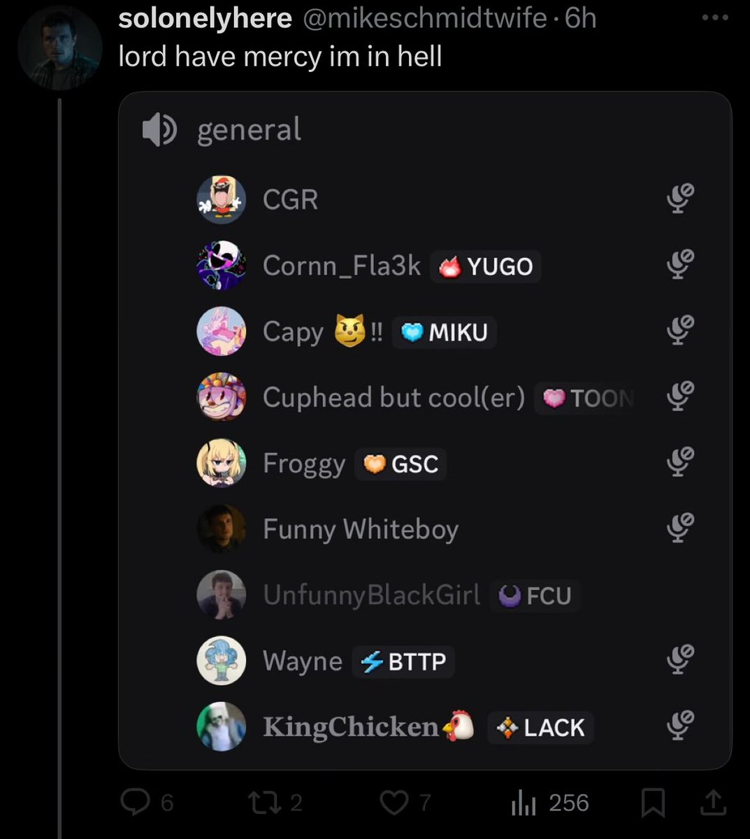 Experiment1354's tweet image. Hope they were talking shit on me. It’s deserved anyways