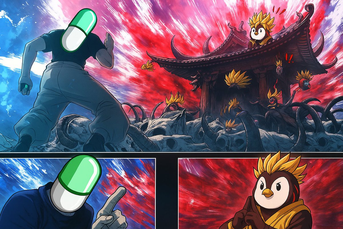 CryptosRedHood's tweet image. Pump vs BONK right now be like @iamkadense