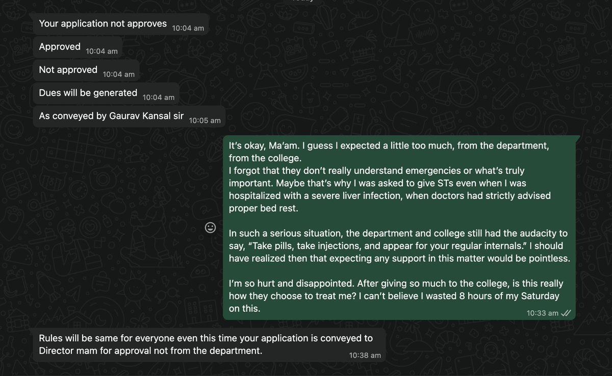 nikitasmcsnes's tweet image. So, my college has fined me ₹7,500 just because I chose to continue my in-office internship at @Unstop as an AI/ML intern instead of attending their pointless aptitude training sessions — sessions they organized without even asking students whether we actually need them or not.
