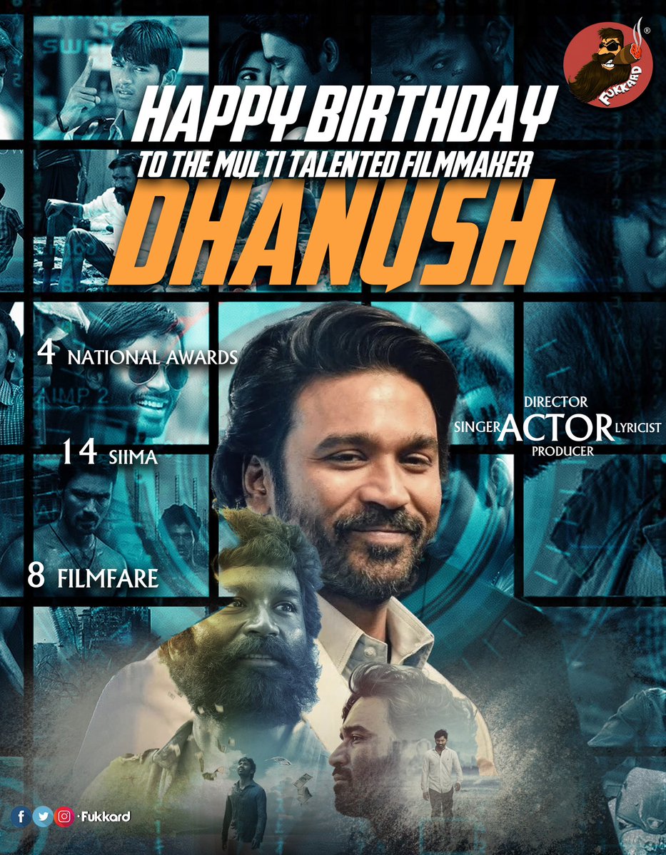 Fukkard's tweet image. 42nd Birthday Wishes to our #Sir & #Kubera, @dhanushkraja💐
#HappyBirthdayDhanush #IdliKadai
