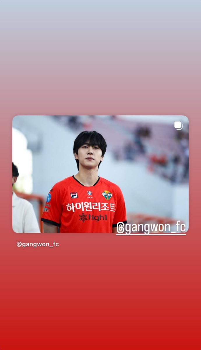 KANGYOUnion's tweet image. 250728 Kang Youseok Instagram Story
“@.gangwon_fc”
#KangYouseok #강유석 #カンユソク