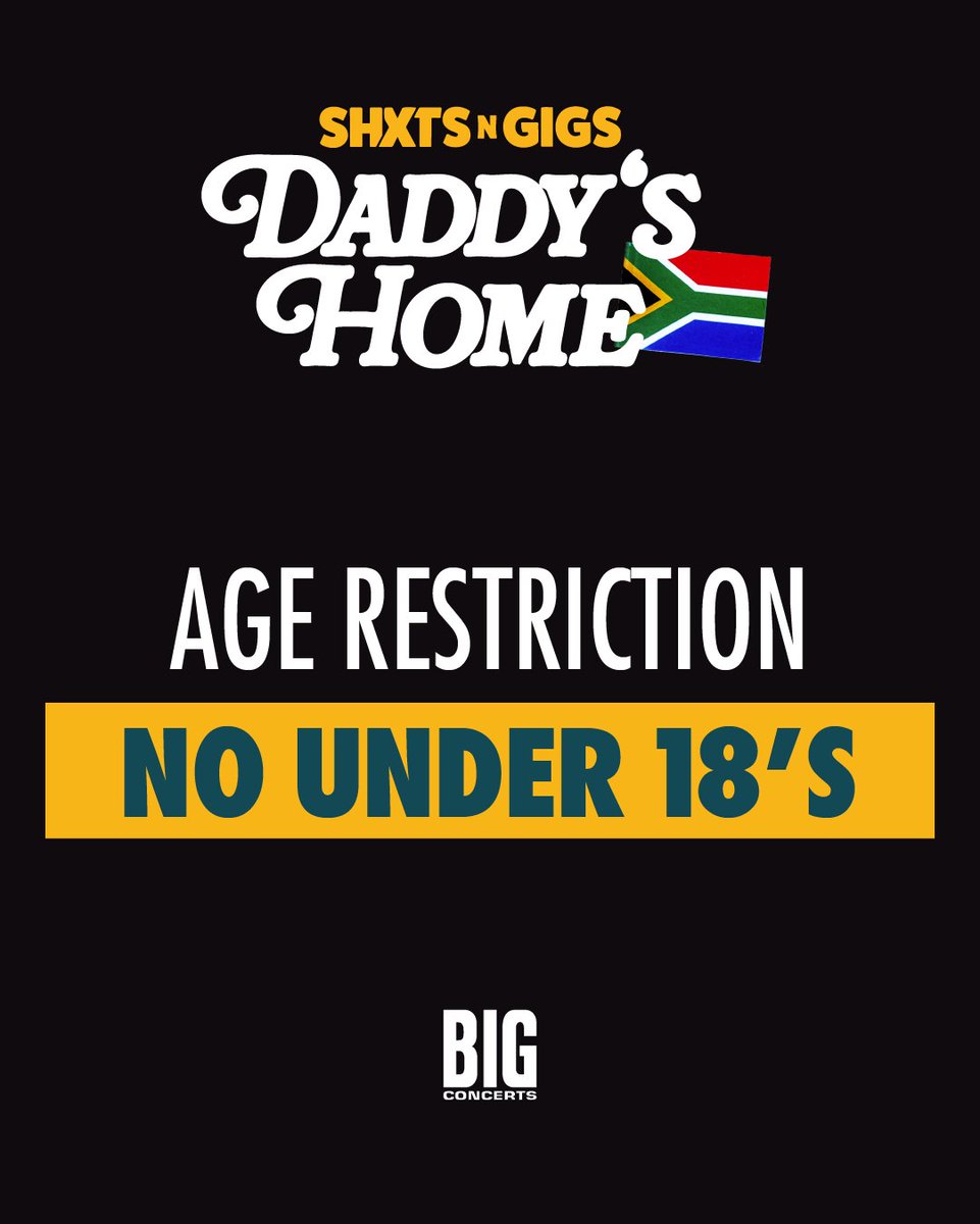 BIG Concerts (@bigconcerts) on Twitter photo JUST ANNOUNCED!!
The UK’s unfiltered podcast kings, <a href="/shxtsngigs/">ShxtsnGigs</a> are coming to Mzansi!
Catch James and Fuhad as they bring their Daddy’s Home tour to Johannesburg and Cape Town in January 2026.
- The Goldrush Dome, Johannesburg - 24 January 2026
- Grand Arena, GrandWest, Cape JUST ANNOUNCED!!
The UK’s unfiltered podcast kings, <a href="/shxtsngigs/">ShxtsnGigs</a> are coming to Mzansi!
Catch James and Fuhad as they bring their Daddy’s Home tour to Johannesburg and Cape Town in January 2026.
- The Goldrush Dome, Johannesburg - 24 January 2026
- Grand Arena, GrandWest, Cape