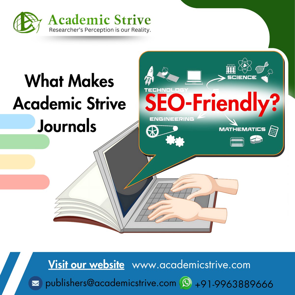 Wondering how your research can rank higher on Google Scholar &amp; other platforms?
📚 Academic Strive journals are SEO-optimized to boost visibility &amp; citations.
📈 Publish today, be found tomorrow!
🔗 academicstrive.com
#AcademicStrive #SEOFriendly #ResearchPublishing