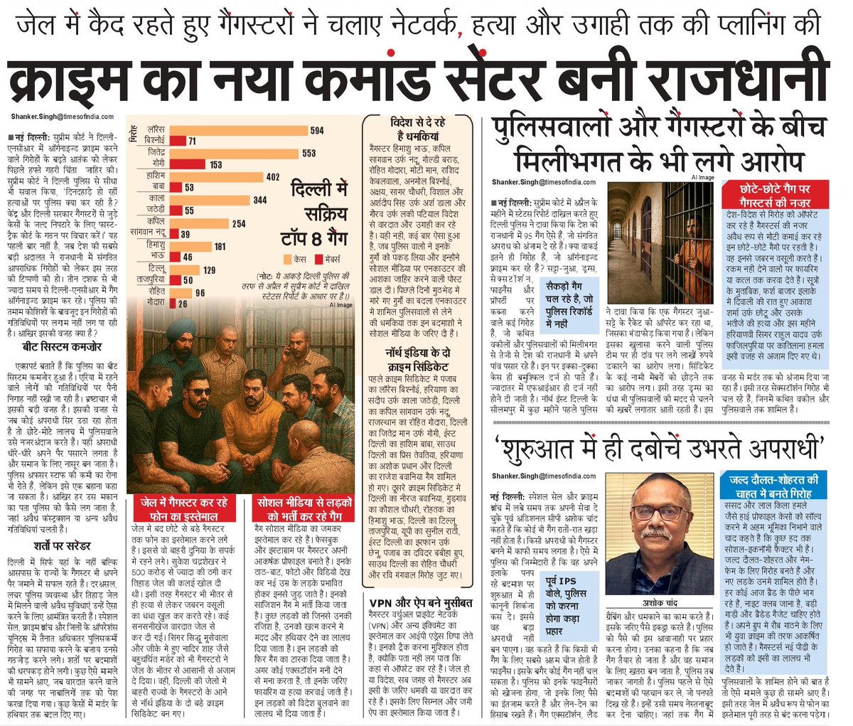 shankersingh5's tweet image. गैंग और गैंगस्टर...कैसे होंगे काबू! @DelhiPolice @CellDelhi @CrimeBranchDP @DCPNEastDelhi @DCPDwarka @DCPSouthDelhi @dcpouter @dcp_outernorth @CPDelhi