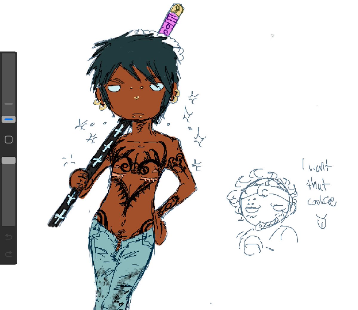 supasonic08's tweet image. dumb doodle dump 🥸