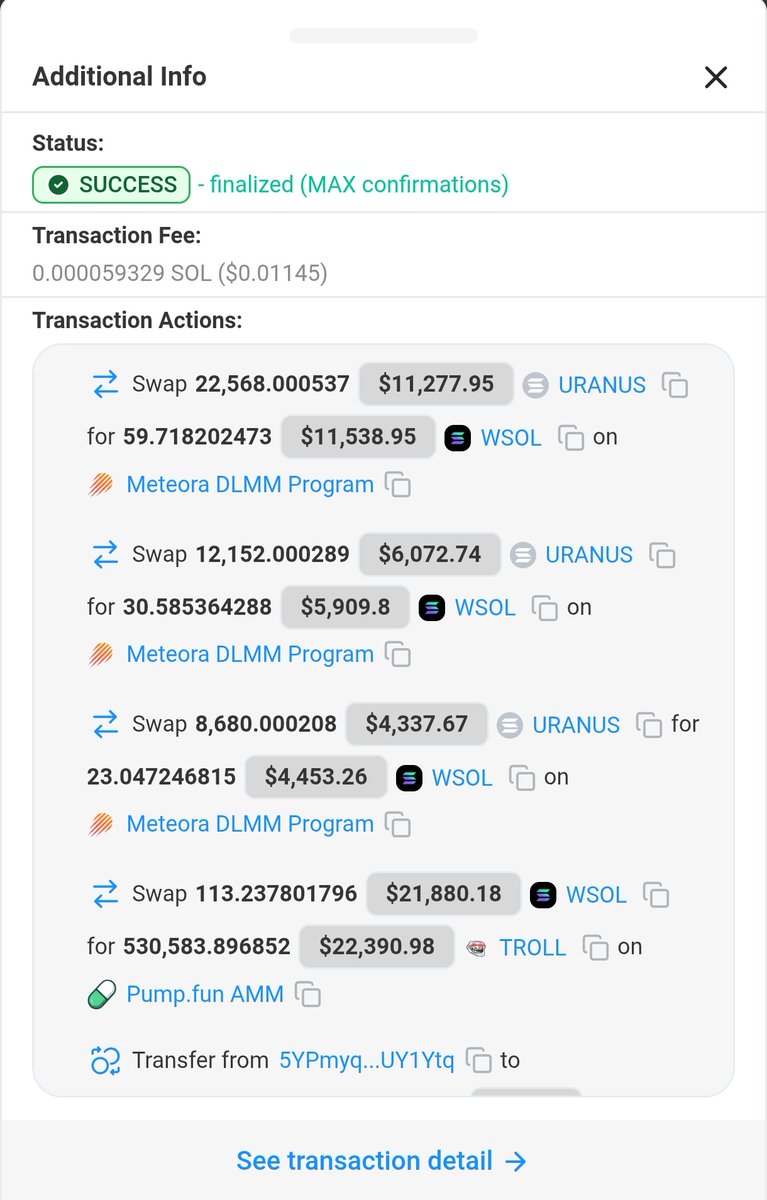 CryptoBeast_7's tweet image. Everyone watching $TROLL price... but they’re missing the real alpha 👀
Yesterday, I saw it live — multiple high win-rate whales quietly swapping their bags directly into $TROLL
🔁 $URANUS → $WSOL
🔁 $WSOL → $TROLL
No noise. No tweets. Just clean sniper entries.
Virtual hype…