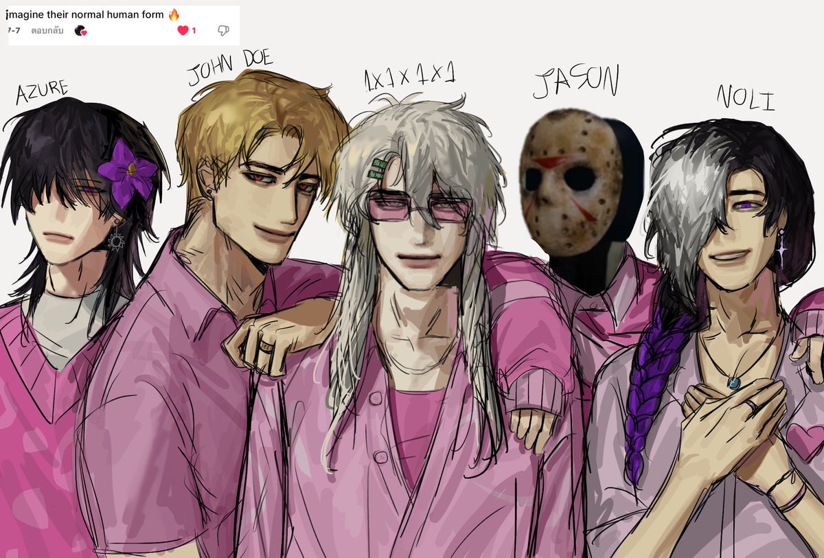 Sajaboys but Forsaken pt.2
Human ver.🤔

#Forsaken #Sajaboys #1x1x1x1 #JohnDoe #Noli #Azure #slasher
