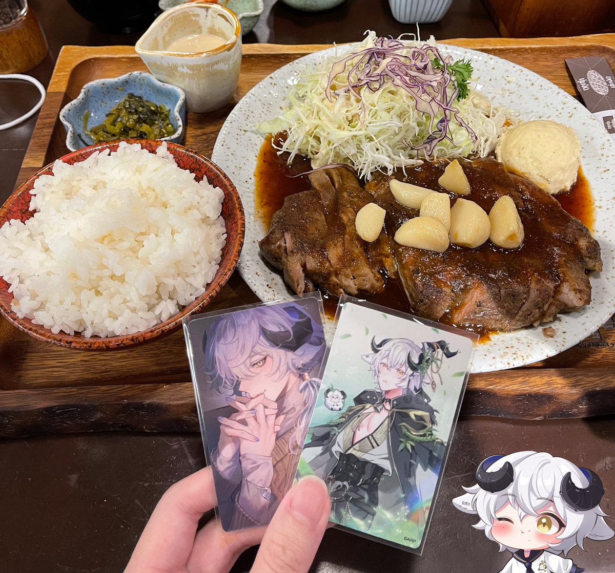 Truffol's tweet image. 🥩🍖🧄🍚

#เชฟแบ๊ะ