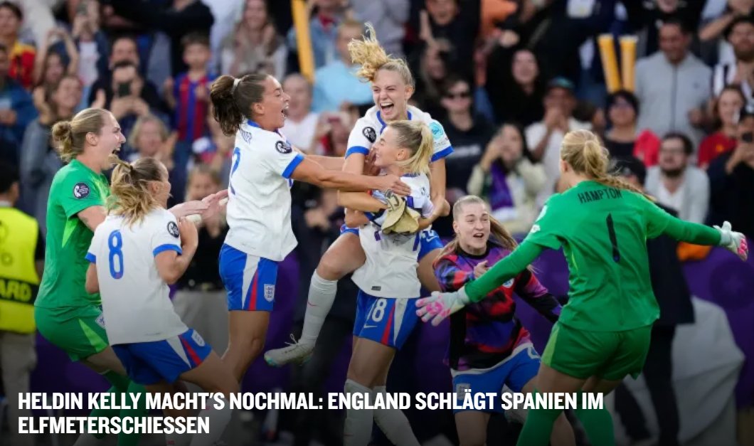 Leo_nie_Bruder's tweet image. #ESPENG: Erfolgsquote beim Elfmeterschießen von lächerlichen 44% zeigt (Bundesliga 70-80%), dass der Frauenfußball noch Lichtjahre vom Männerfußball entfernt ist.
Immerhin sind die Spiele jetzt ansehnlich &amp;amp; immer mehr Männer schauen jetzt auch Frauenfußball. Gut so!
#EqualPay