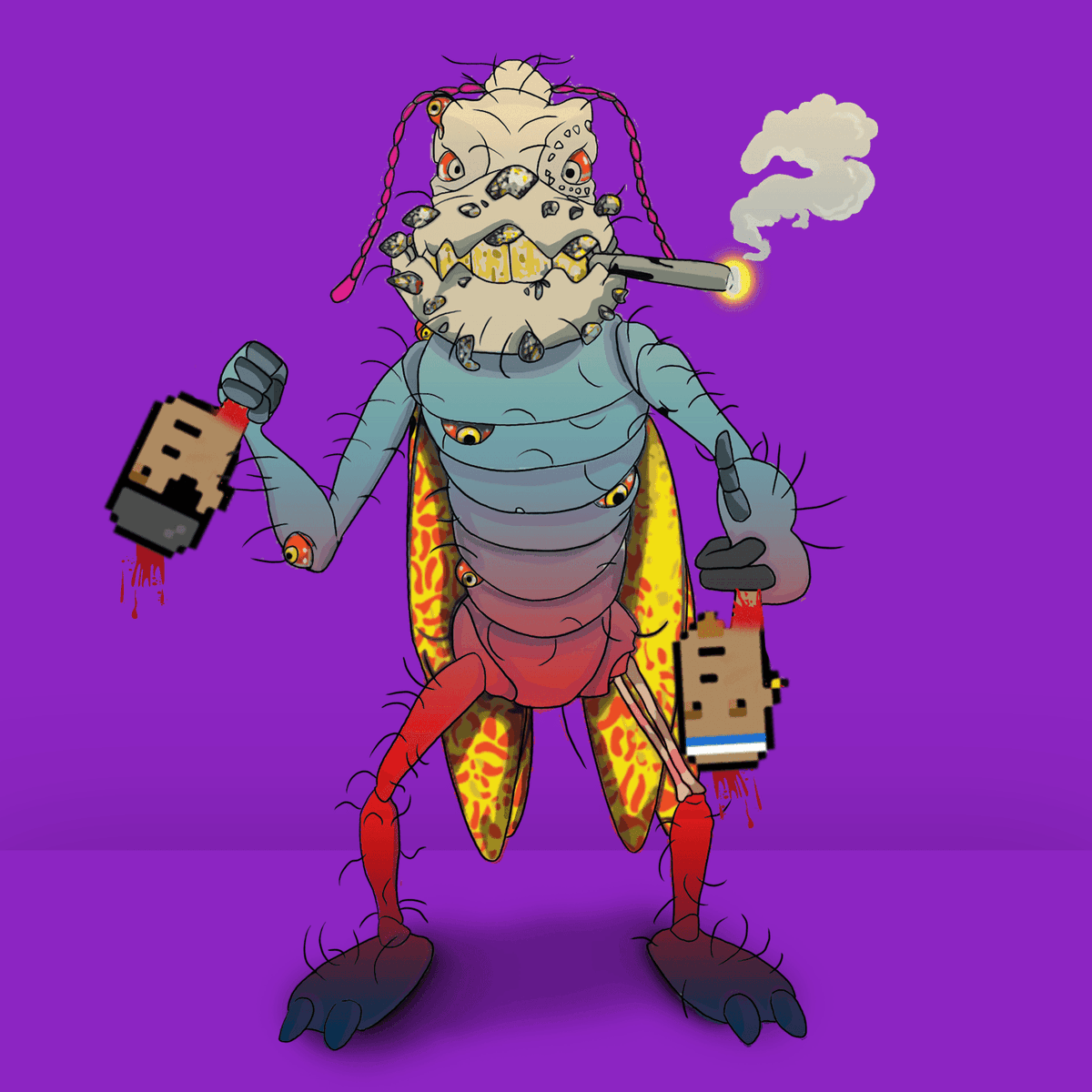 GM #NFT LOVERS

It time to sour high with Roach-cartel the legendary #NFTCollection