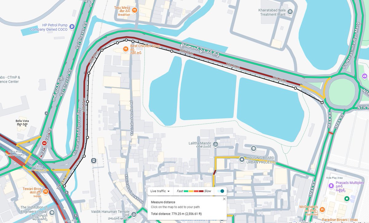 HYDTP's tweet image. #HYDTPinfo
#TrafficAlert
Due to heavy flow of traffic and peak hours, movements of vehicles are slow from Necklace Rotary, Khairtabad flyover towards Khairtabad X Roads.
#TrafficUpdate