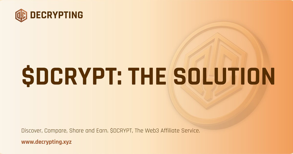 PrInCe_of_GoD5's tweet image. GM 💙
$DCRYPT isn’t just affiliate marketing, it’s trust as currency.
According to $DCRYPT whitepaper📜, “Affiliates are the economy” and yet you're still sleeping on $DCRYPT
No middlemen.
Just clicks ➡️ value ➡️ direct rewards.
Web3 flipped the script.
$DCRYPT wrote it.