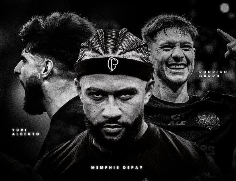 povotime1910's tweet image. O técnico Dorival Júnior vive a expectativa de, pela primeira vez desde que assumiu o Corinthians, ter o trio Garro, Yuri e Memphis à disposição. A possível reedição do trio acontece justamente em um clássico decisivo contra o Palmeiras, pela ida das oitavas de final da Copa do…