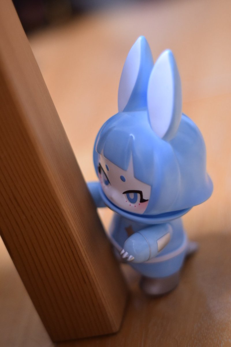 HAZUKIvfos's tweet image. 爪とぎデンシウサギ
