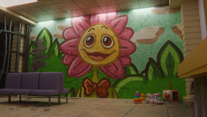 zayko_team's tweet photo. A little wip of Happy Puppets
#gamedev #indiedev #UE5 #blender #mascothorror https://t.co/3caxfzisqt