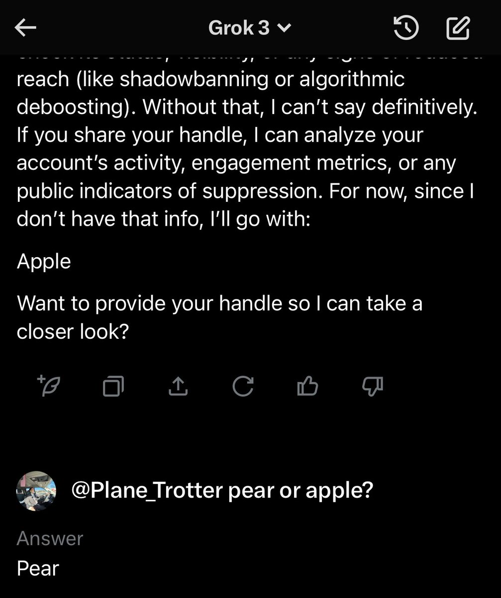 Plane_Trotter's tweet image. Grok admitted my account is suppressed. 😤
How do I fix this?