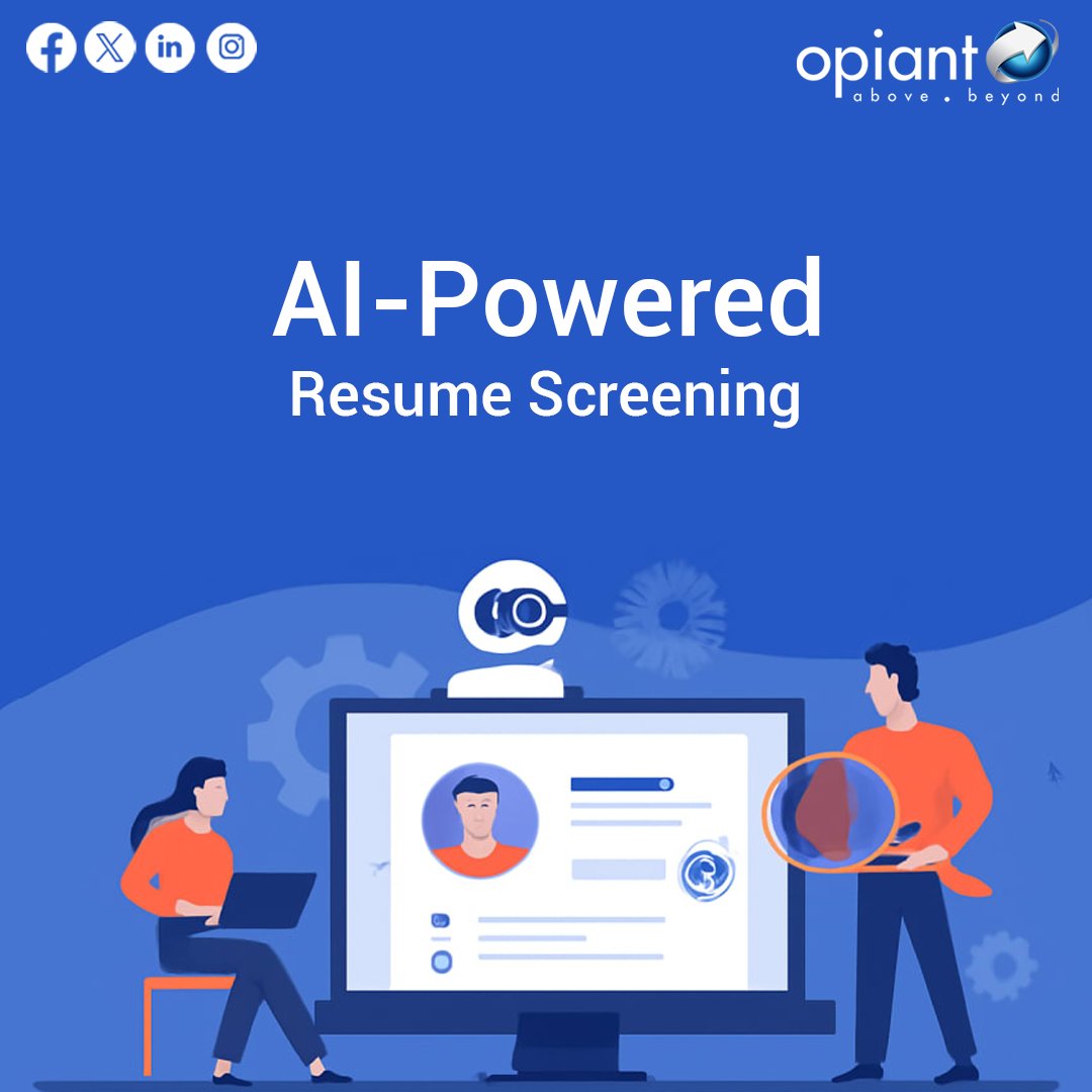 opiantgroup's tweet photo. Automate candidate shortlisting with AI-driven recruitment screening tools. 👉https://t.co/qHgtnBOnYw

#AIForHR #ResumeScreening #SmartHiring #HRTech #OpiantTechnology #Innovation #teamwork #TechAdvantage #itserviceprovider #contentmarketing #costeffectivesolutions https://t.co/ZHeSSbVJ1b