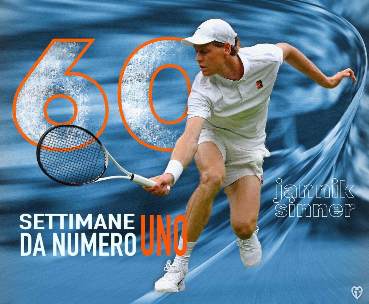 ForceGiusy's tweet image. 6️⃣0️⃣ settimane da numero UNO
Raggiunte con merito, onore e classe.
Con numeri che solo pochi campioni hanno dimostrato di valere.
Un numero uno vero. 🦊
#sinner