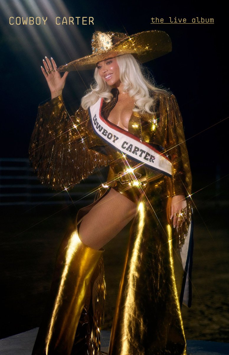 COWBOY CARTER: THE LIVE ALBUM

Out now

drive.google.com/drive/folders/…