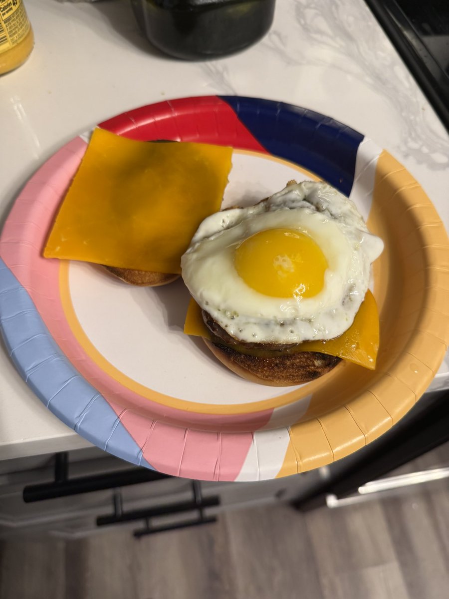 LordPunkd's tweet image. Little sausage egg and cheese bagel sandy