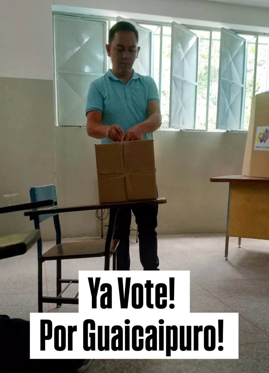 Dejar de participar es entregar en bandeja de plata los espacios al régimen..

Hagamos lo propio sigamos luchando! 

Ya Vote!
