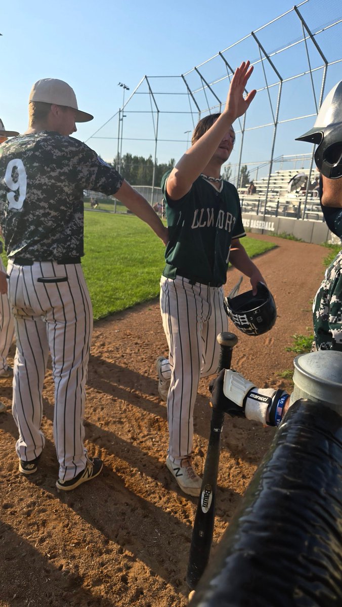 Raildogs with a couple bombs by Zimmel and Sully to secure a convincing W against the Crows.

<a href="/RaildogBaseball/">Raildogs Baseball</a> 14
West Fargo Crows 2
Final in 8 innings

Playoffs start Aug. 2 at 10am in Bluffton