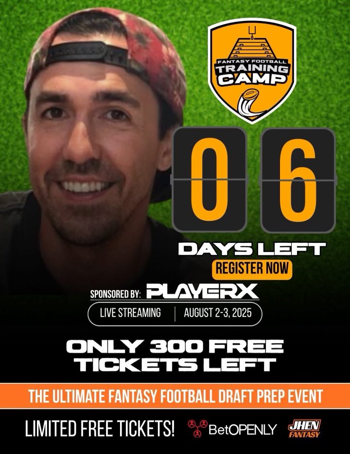 Fantasy Football Training Camp tweet media