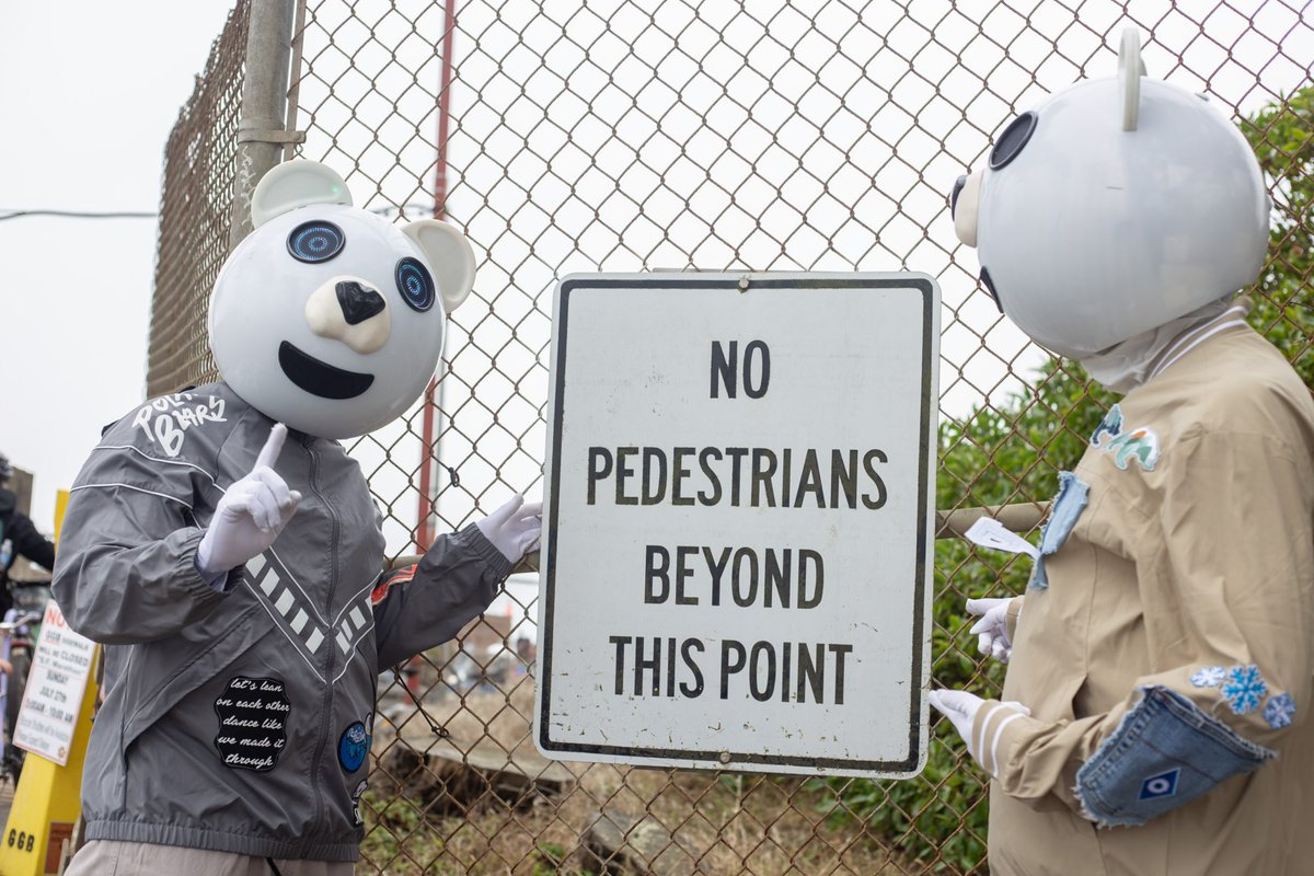 Do polar bears count as pedestrians? 🐻‍❄️ 

Asking for a friend…