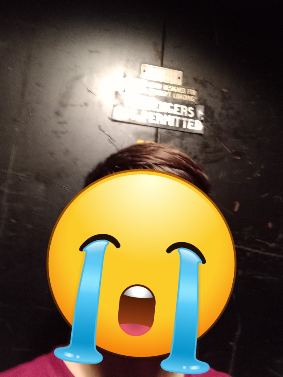 dingleballer's tweet image. got stuck in the elevator that was clearly marked "passengers not permitted" award
