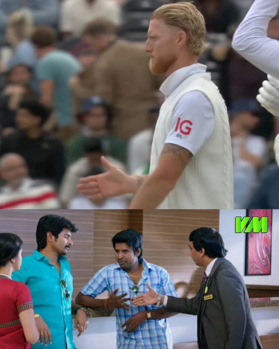 iyer_prasanna's tweet image. Jadeja to Ben stokes #ENGvIND 😂👇