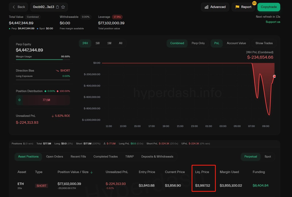 以太坊会平等的爆掉每一个背叛他的鲸鱼🐋