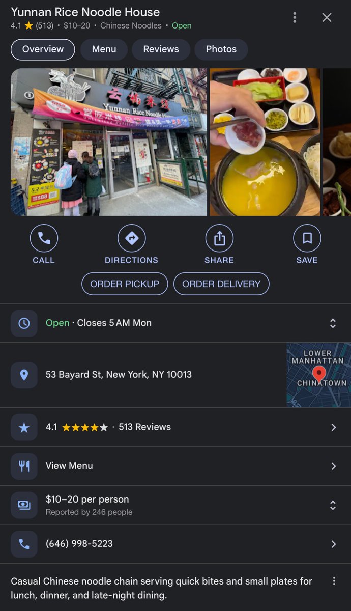 dimension__tide's tweet image. not usually into Restaurant Posting - dont wanna be a wannabe Bourdain or a real Karen - but this place being cheap as hell, very delicious and open til 5am every night is worth flagging. Since COVID its been rough finding non-pizza in lower Manhattan later than, like, 930pm