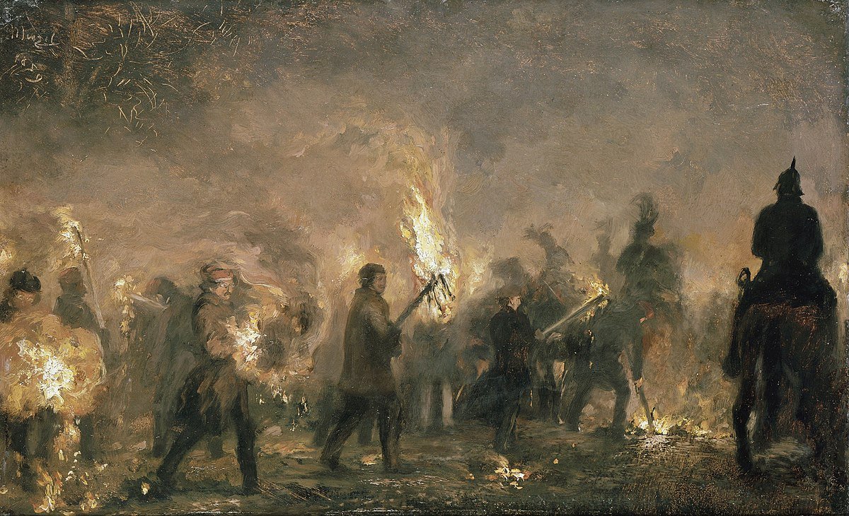 geoffwallingdon's tweet image. Student torchlight procession, 1859
Menzel