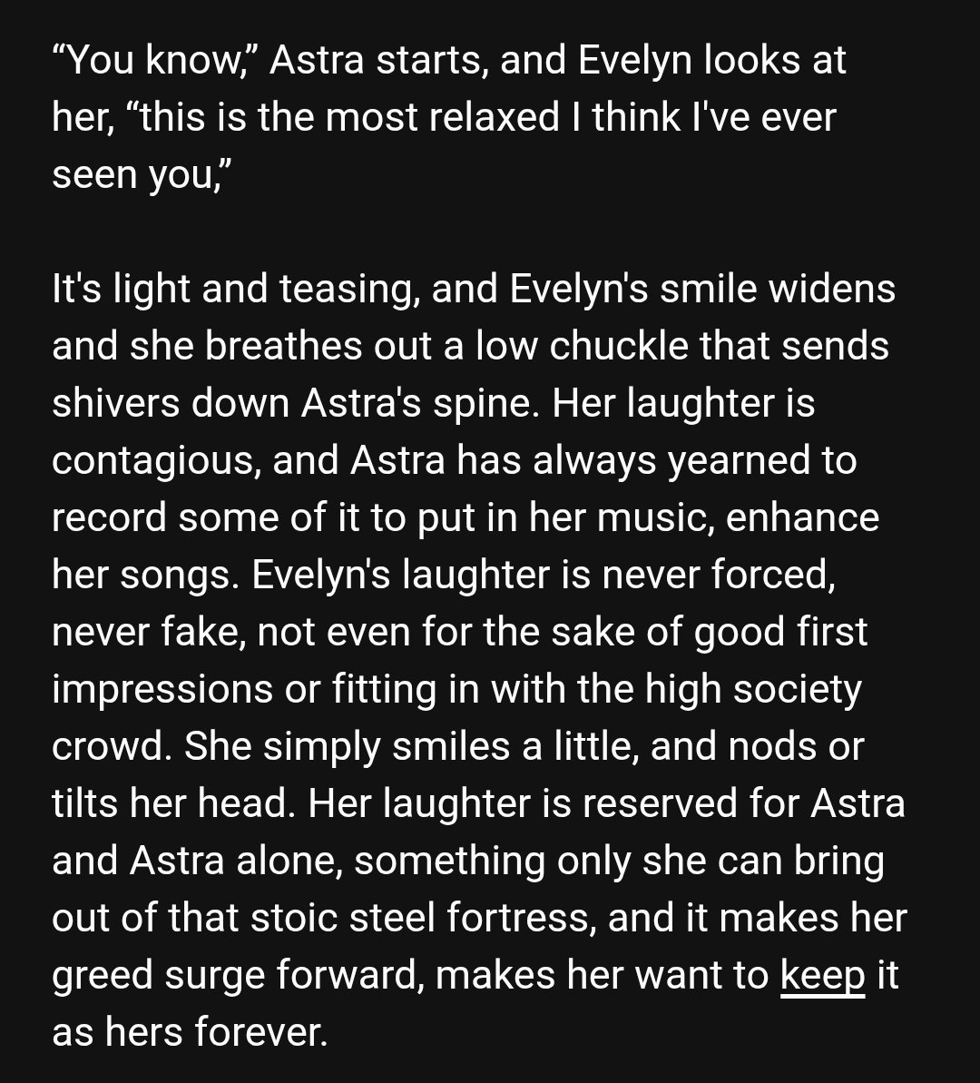 harmoneclipse's tweet image. Astra Yearning is my favorite thing to write ever