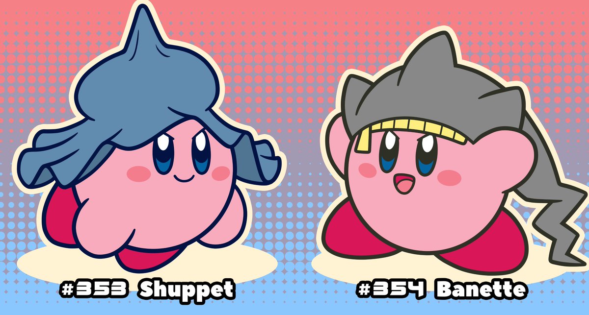 p_fritzart's tweet image. Shuppet, Banette. Duskull, Dusclops. Tropius. Chimecho.